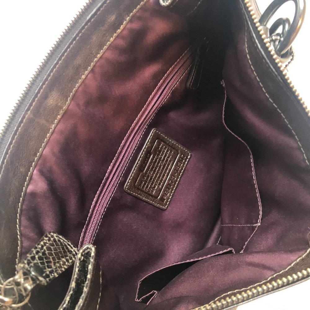 COACH RARE Limited Edition Kristin Python Tote - Picture 5 of 10
